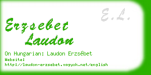 erzsebet laudon business card